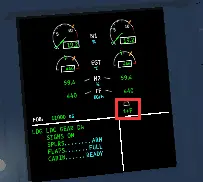 ECAM with configuration 1+F